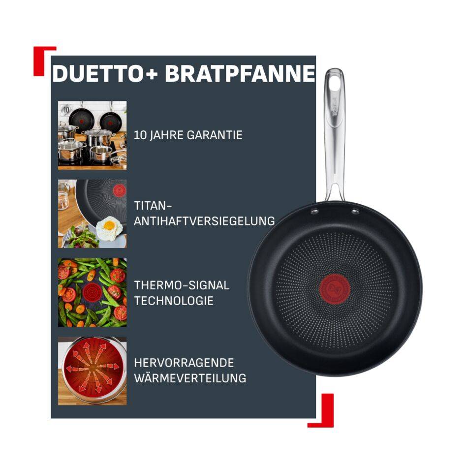 Duetto+ 3-teiliges Pfannenset G732S3