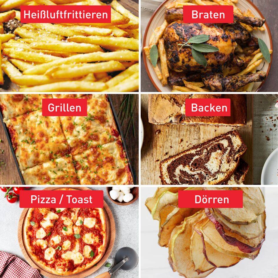 Easy Fry Air Fryer Oven 20L Heißluftfritteuse FW6058