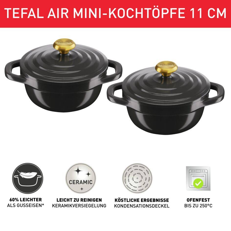 Air Kochtopf Set 2tlg. 11/11cm E255S2