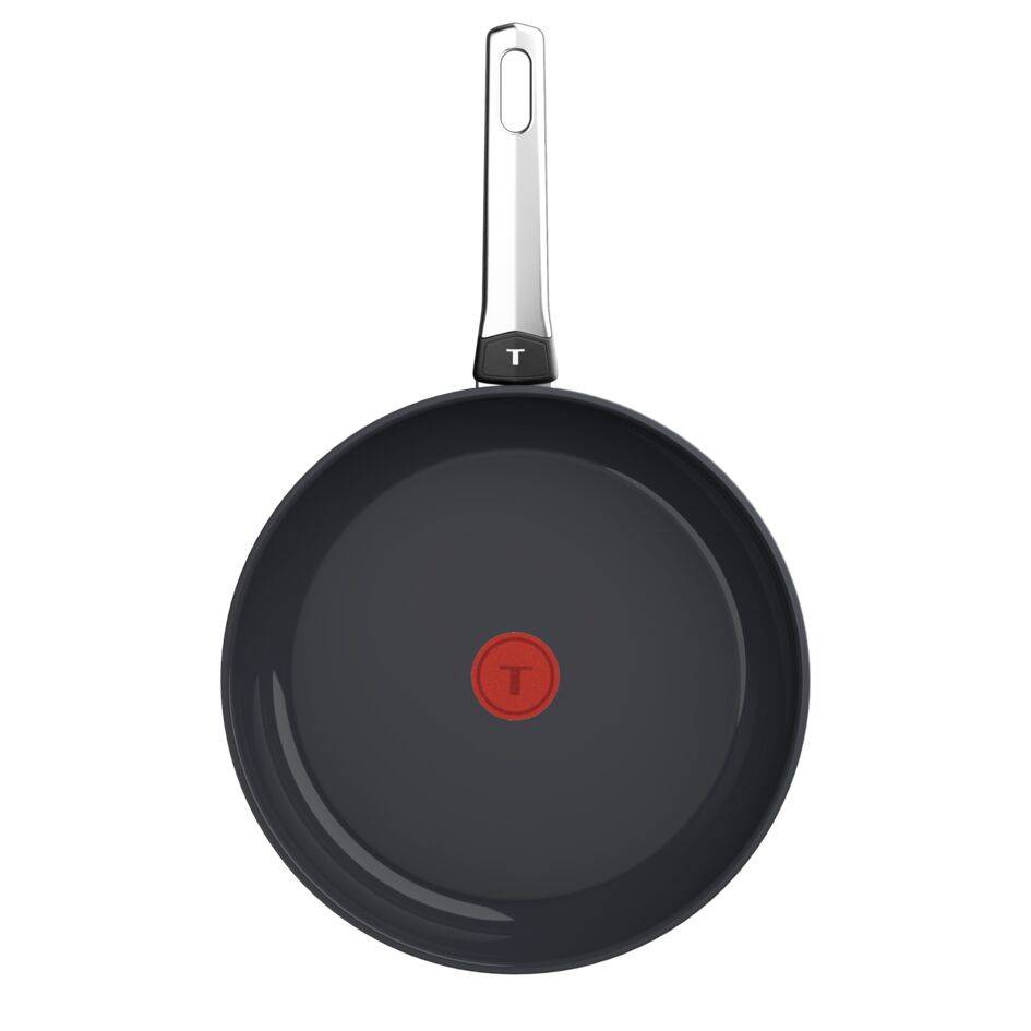 Emotion+ Bratpfanne 28 cm, Premium-Edelstahl, Antihaft-Keramikversiegelung, Induktion, 4-5 Portionen