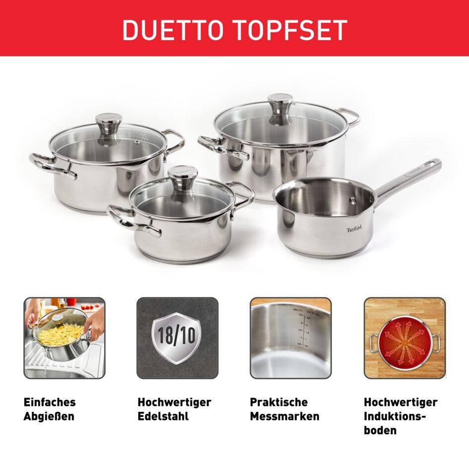 Duetto 7-teiliges Topfset A705A8 