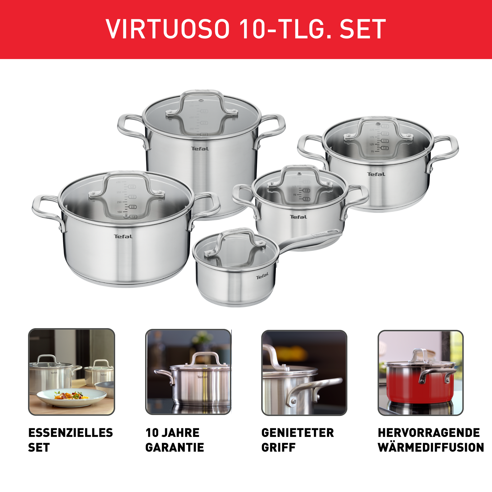 Virtuoso 10-tlg. Set E492SA