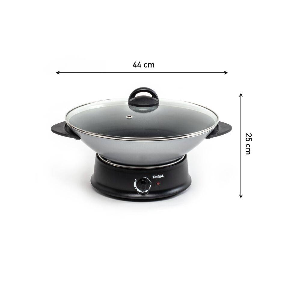 Wok mit Glasdeckel WO3000