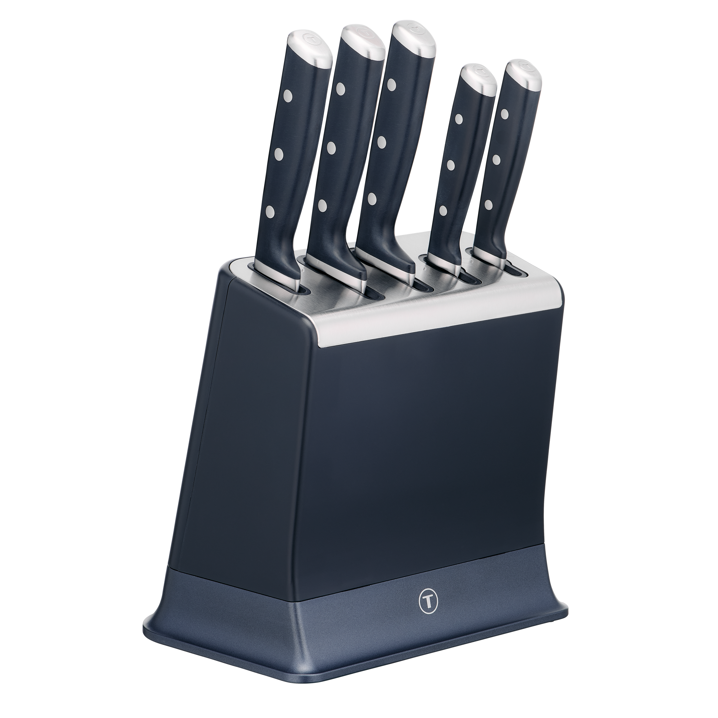 EverSharp Pro 5-teiliges Messer-Set mit selbstschärfendem Messerblock K297S6