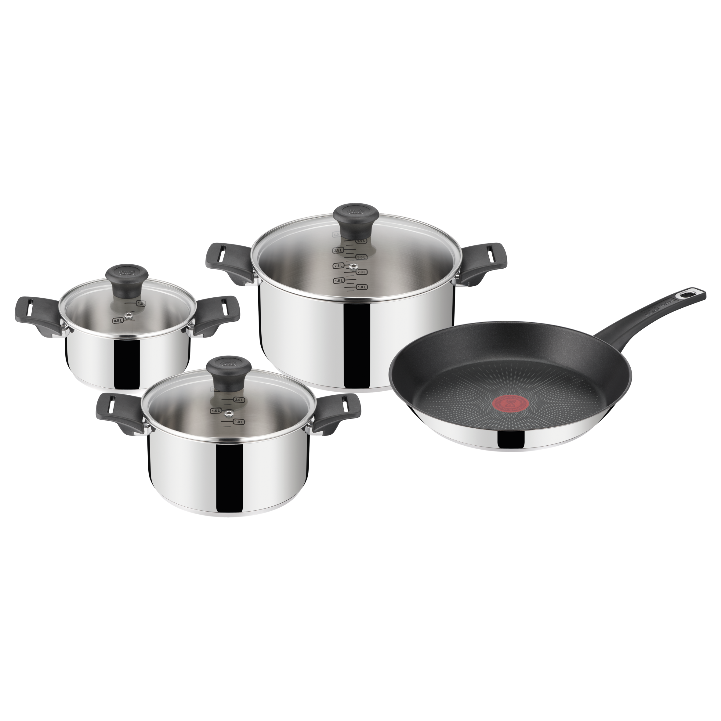 Jamie Oliver by Tefal Everyday Kitchen 7-teiliges Topf- und Pfannenset