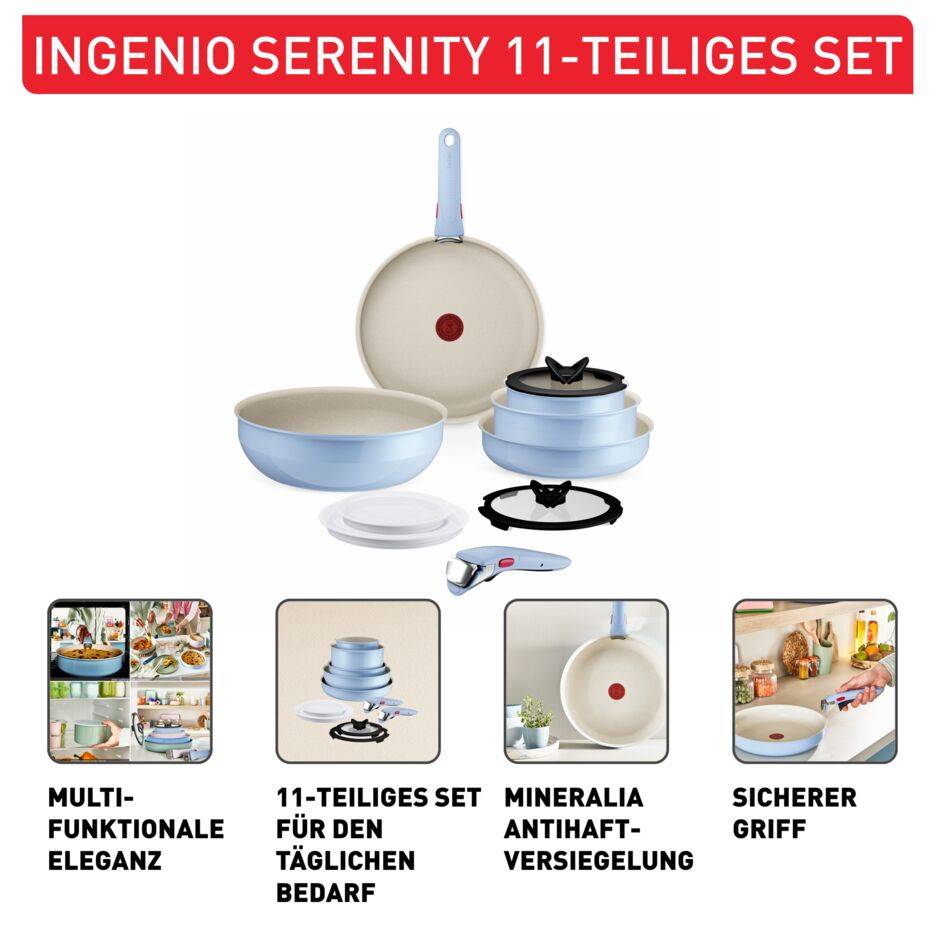 Ingenio Serenity 11-teiliges Set Calm Blue 827SB