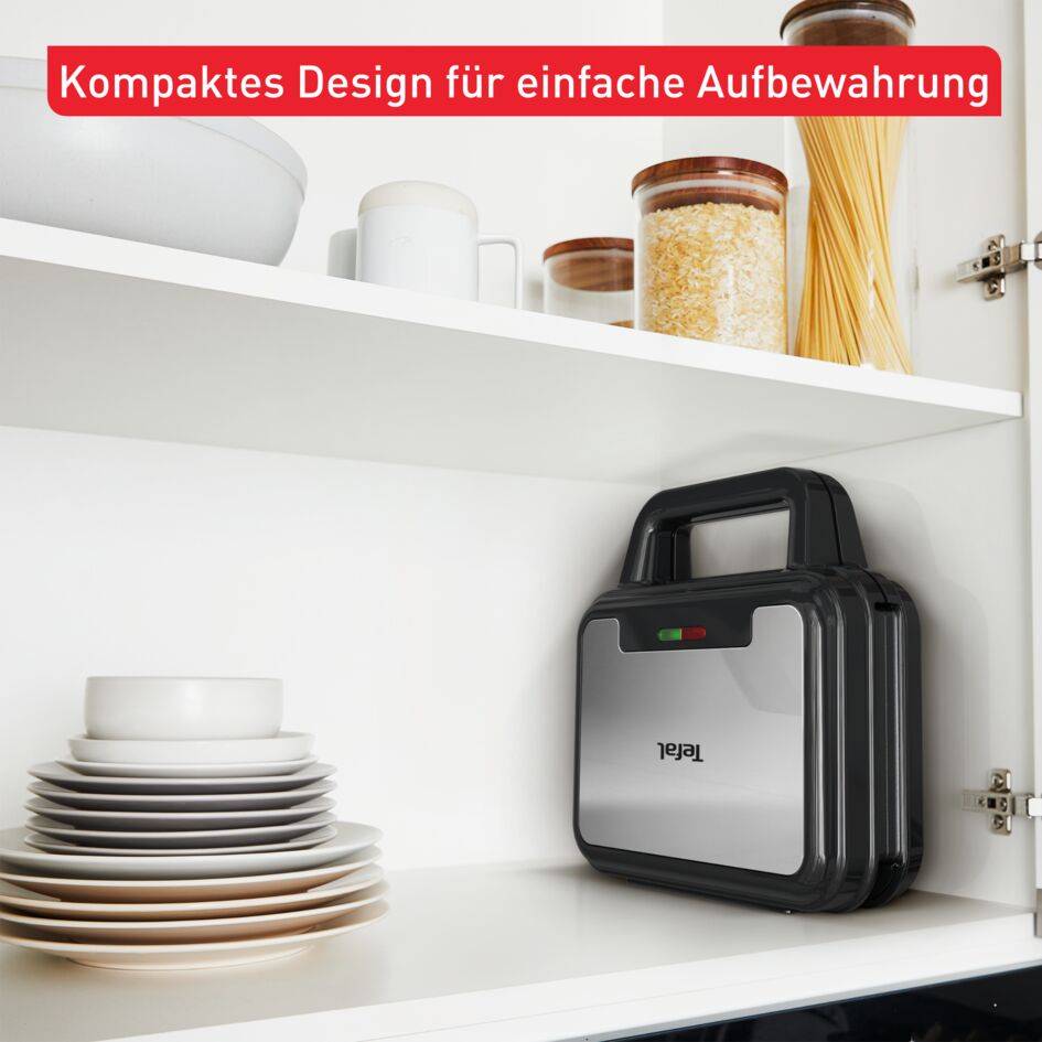 UltraCompact 3in1 Sandwichmaker, Waffeleisen & Panini-Toaster SW383D