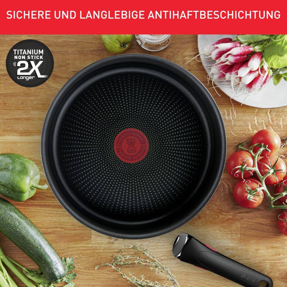 Ingenio Emotion On 22tlg. Kochgeschirr-Set aus Edelstahl L897SM
