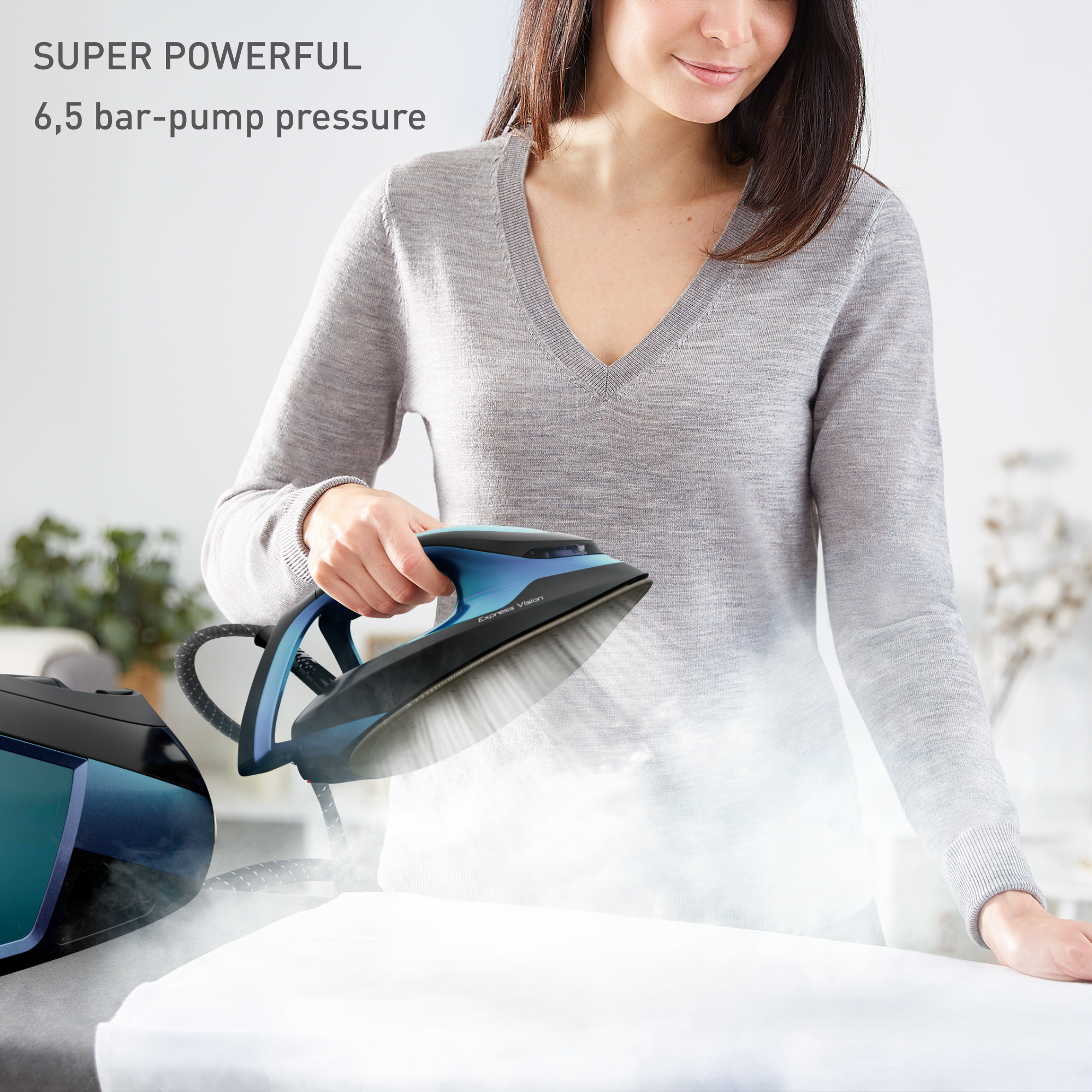 Express Vision, Steam Generator, Powerful Steam Performance, Easy LED Vision for Total Visibility