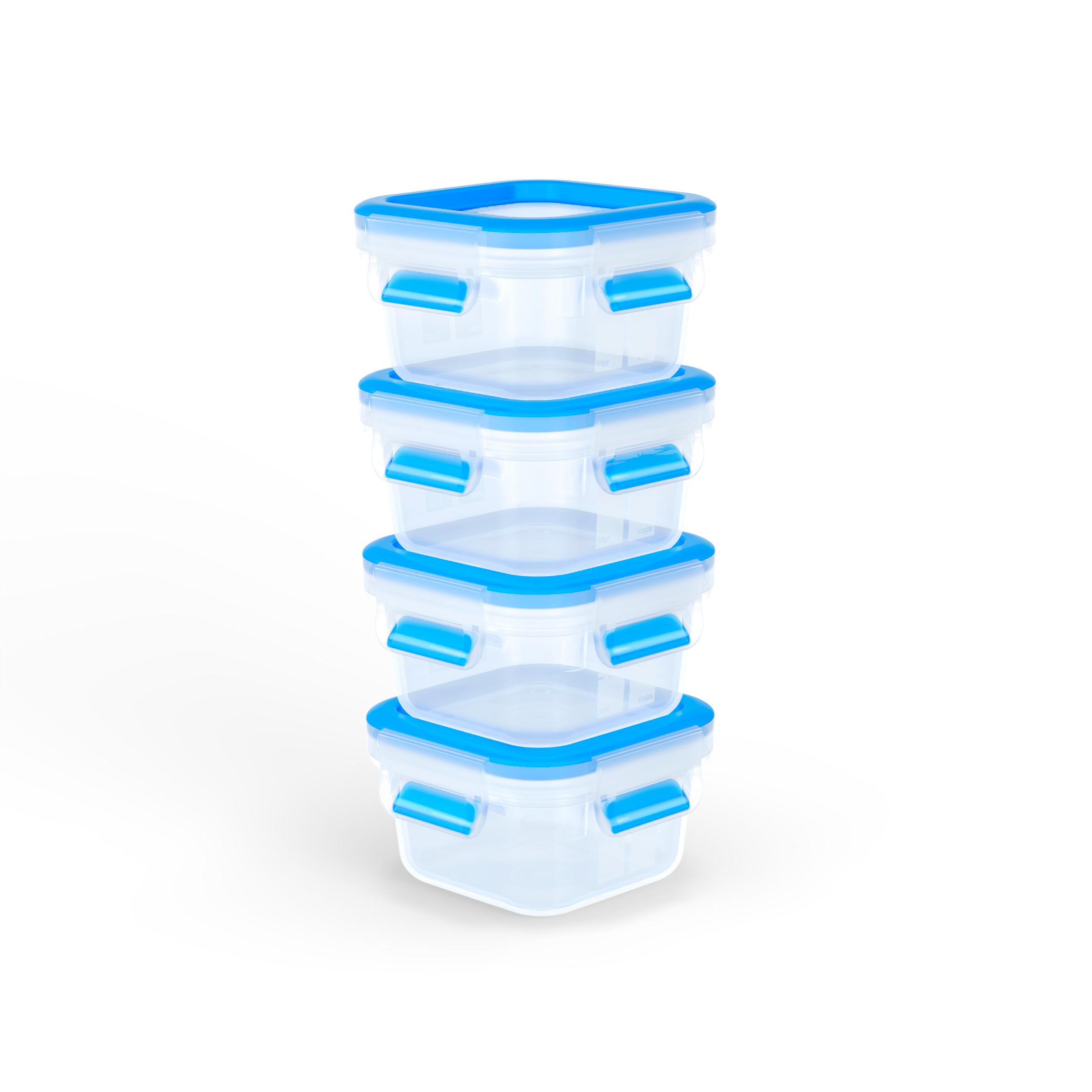 CLIP & CLOSE FRISCHHALTEDOSEN 4-teiliges SET 0,2L N10337