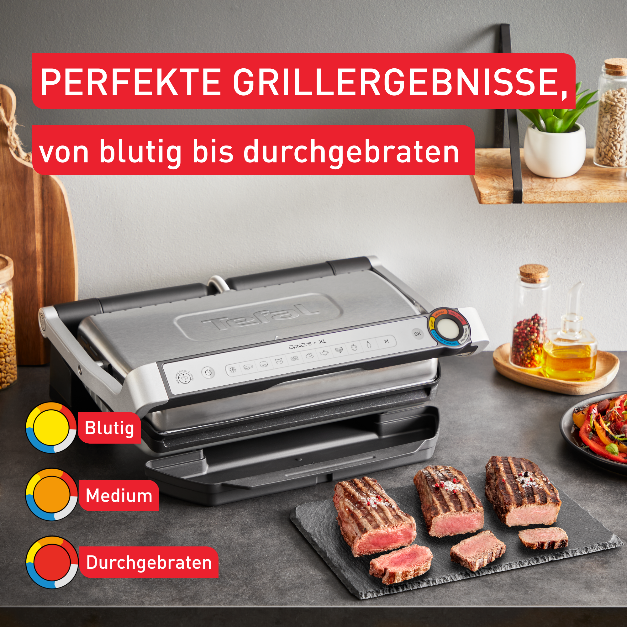 OptiGrill+ XL Kontaktgrill GC728D