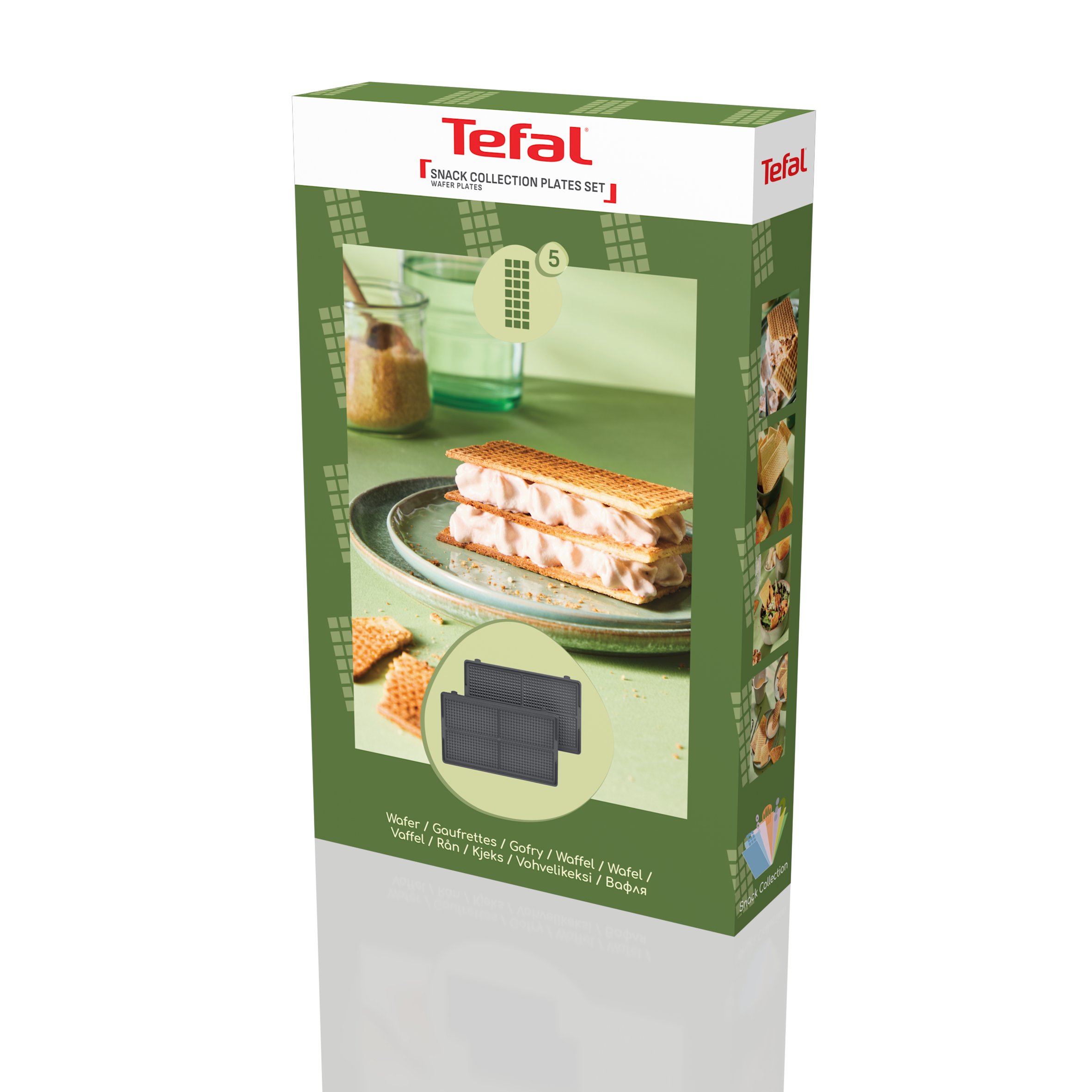 2 Waffelplatten Snack Collection XA8105F0