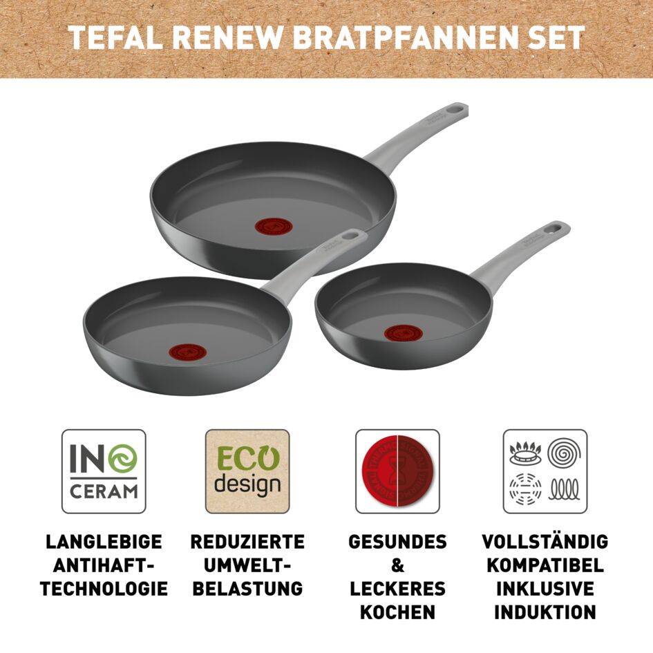 Renew On 3-teiliges Pfannenset C42791