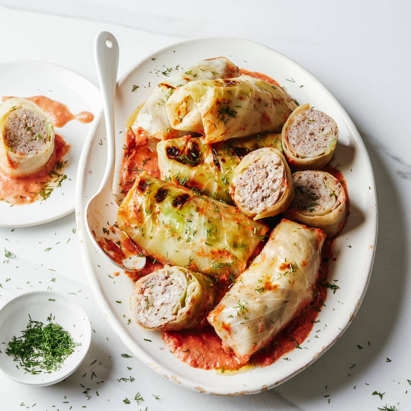 Golubtsy (mit Fleisch gefüllte Krautrollen) - Rezepte OptiGrill 4in1 | Tefal