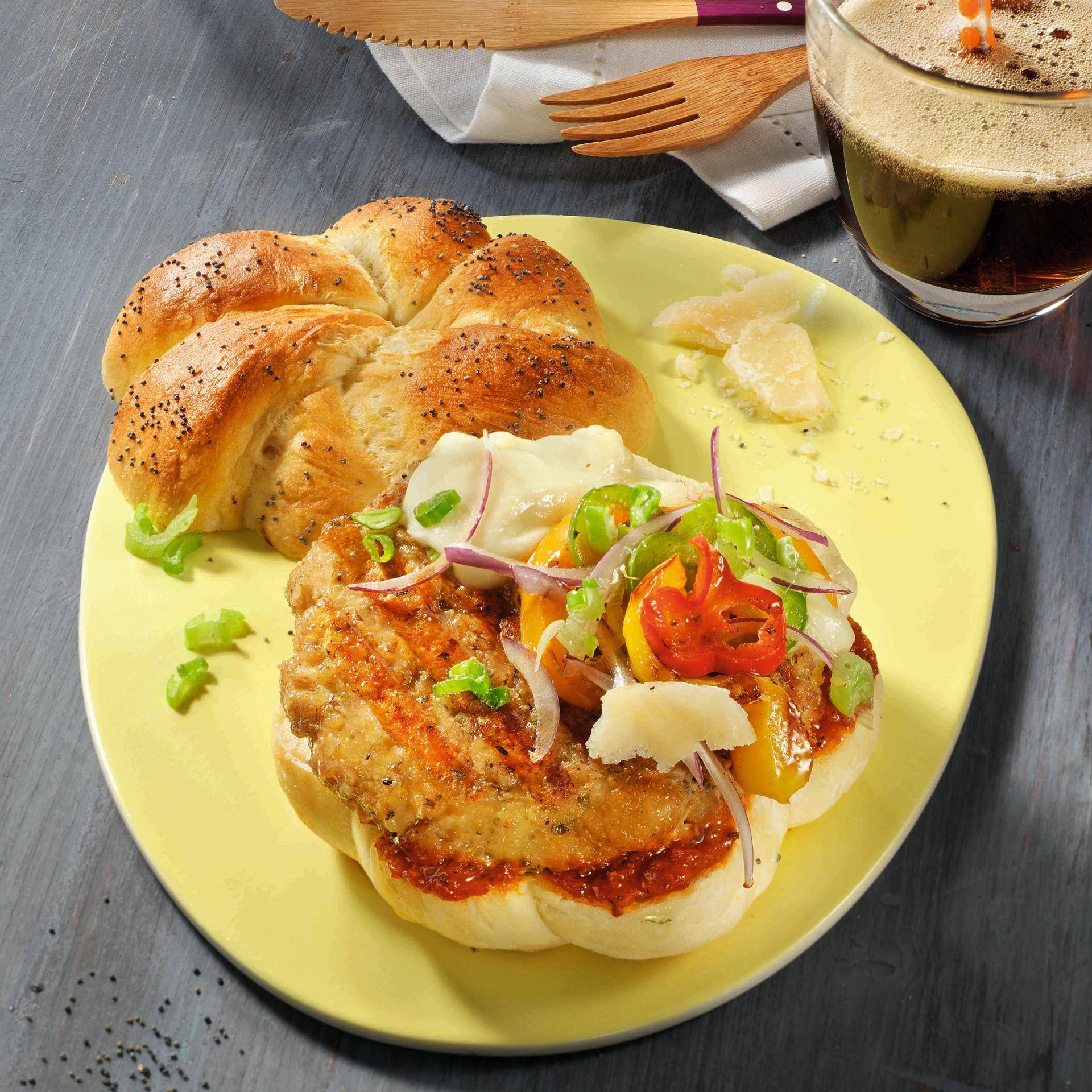 Der klassische hausgemachte Hamburger - Rezepte OptiGrill | Tefal