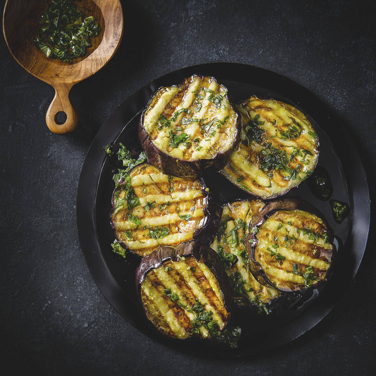 Gegrillte Auberginen mit Pesto - Rezepte EASY FRY & GRILL 2 in 1 DIGITAL | Tefal