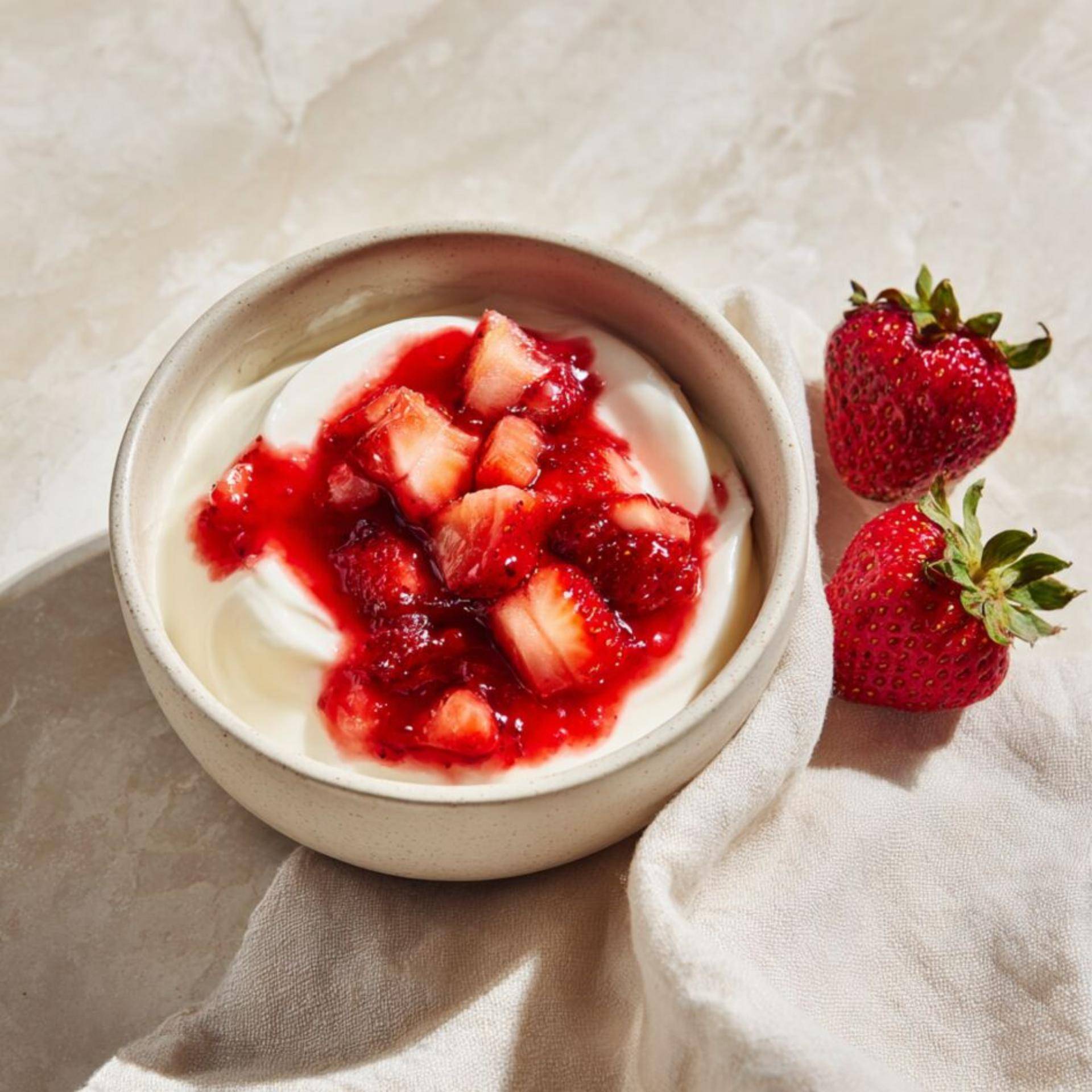 Erdbeer-Frozen-Yoghurt - Rezepte Dolci | Tefal