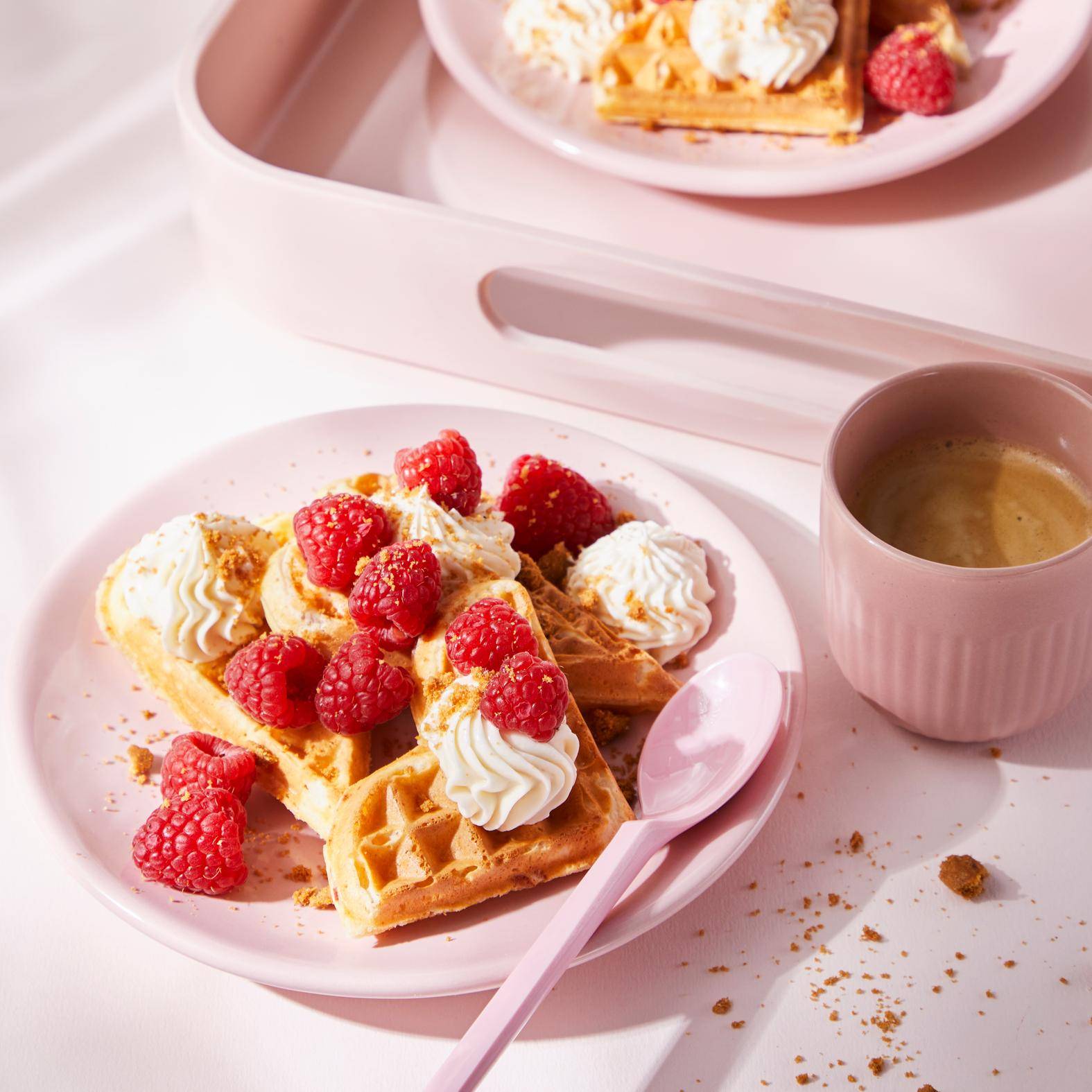 Käsekuchen-Herzwaffeln - Rezepte Snack Collection MECHANICAL | Tefal