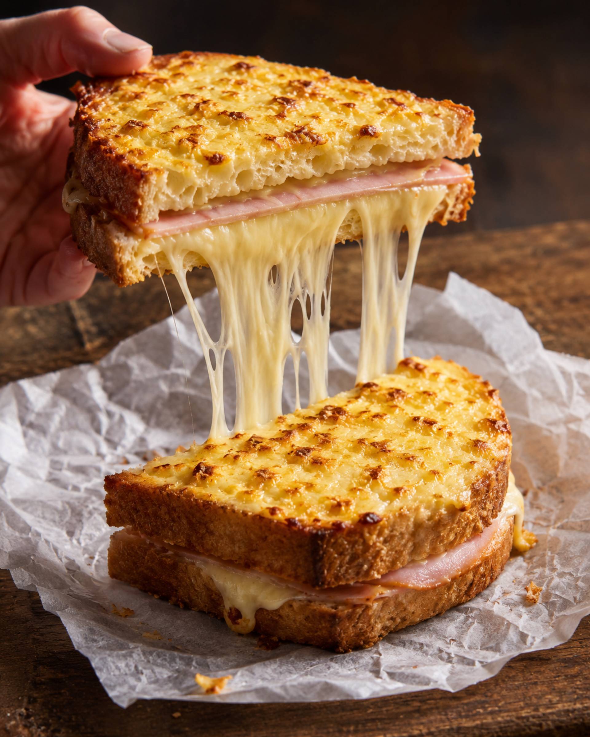 Schinken-Käse-Grillsandwich - Rezepte Crisp&Go 3P | Tefal