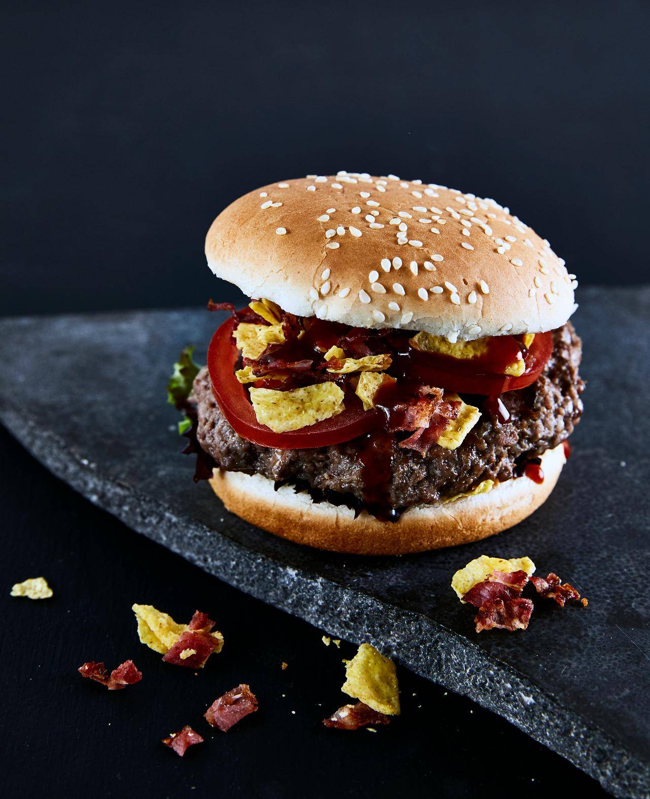 Stuffed Nacho Bacon Burger - Rezepte OptiGrill | Tefal