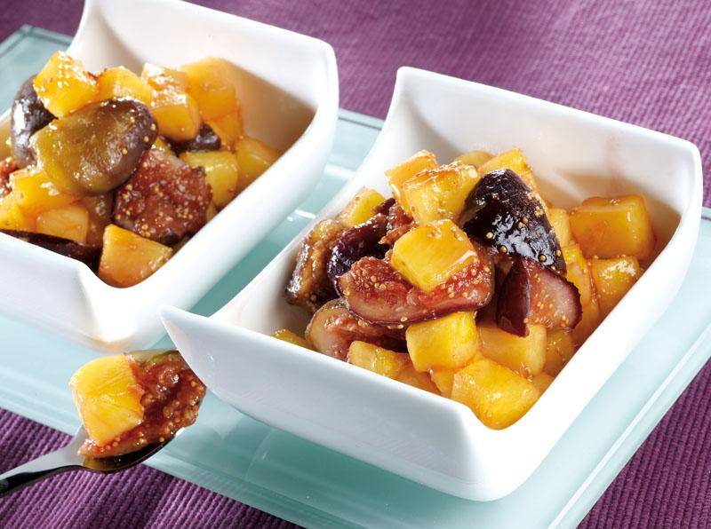 Gebratene Ananas und Feigen mit Akazienhonig - Rezepte Actifry Original 1kg | Tefal