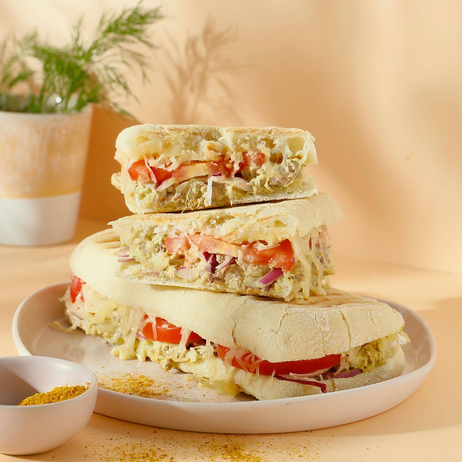 Panini mit Thunfisch und Curry - Rezepte Snack Collection MECHANICAL | Tefal