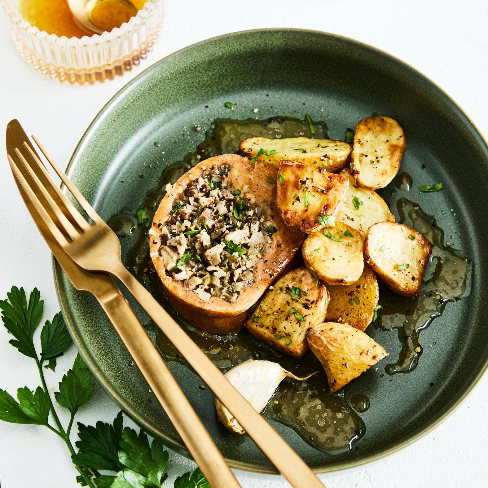 Gefüllter Seitanbraten - Rezepte Pfannen & Töpfe | Tefal