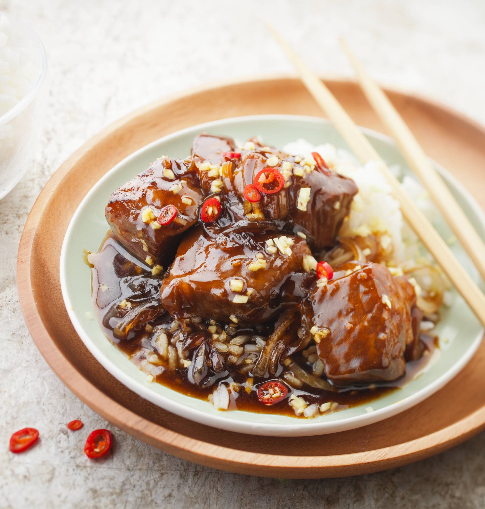 Karamellisiertes Schweinefleisch - Rezepte | Tefal