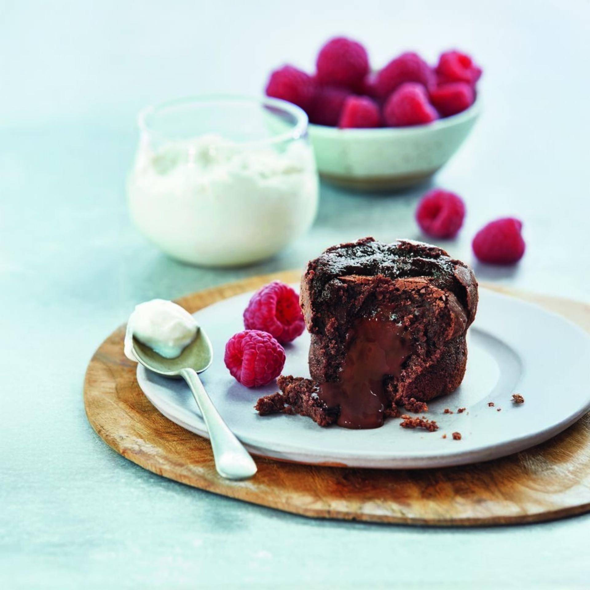 Schokoladen-Lava-Kuchen - Rezepte BAKE PARTNER | Tefal