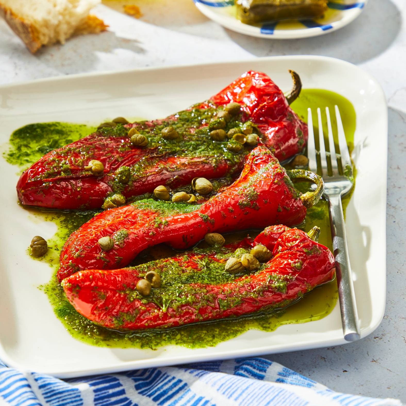 Gegrillte Paprikaschoten in Essig - Rezepte Pfannen & Töpfe | Tefal