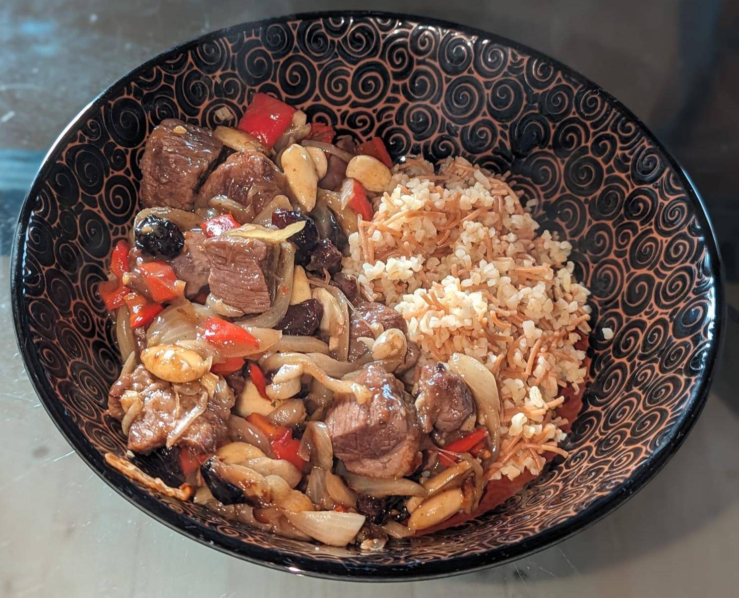 Lamm Tajine mit Rosinen und Mandeln - Rezepte Actifry Genius XL 2in1 | Tefal