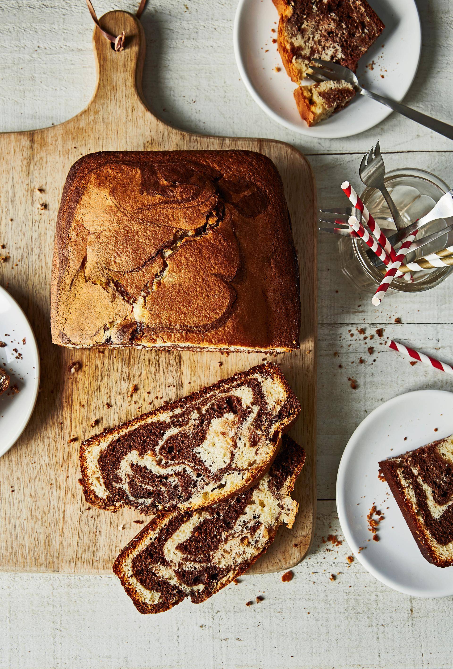 Marmorkuchen mit Schokolade und Vanille - Rezepte Cake Factory | Tefal