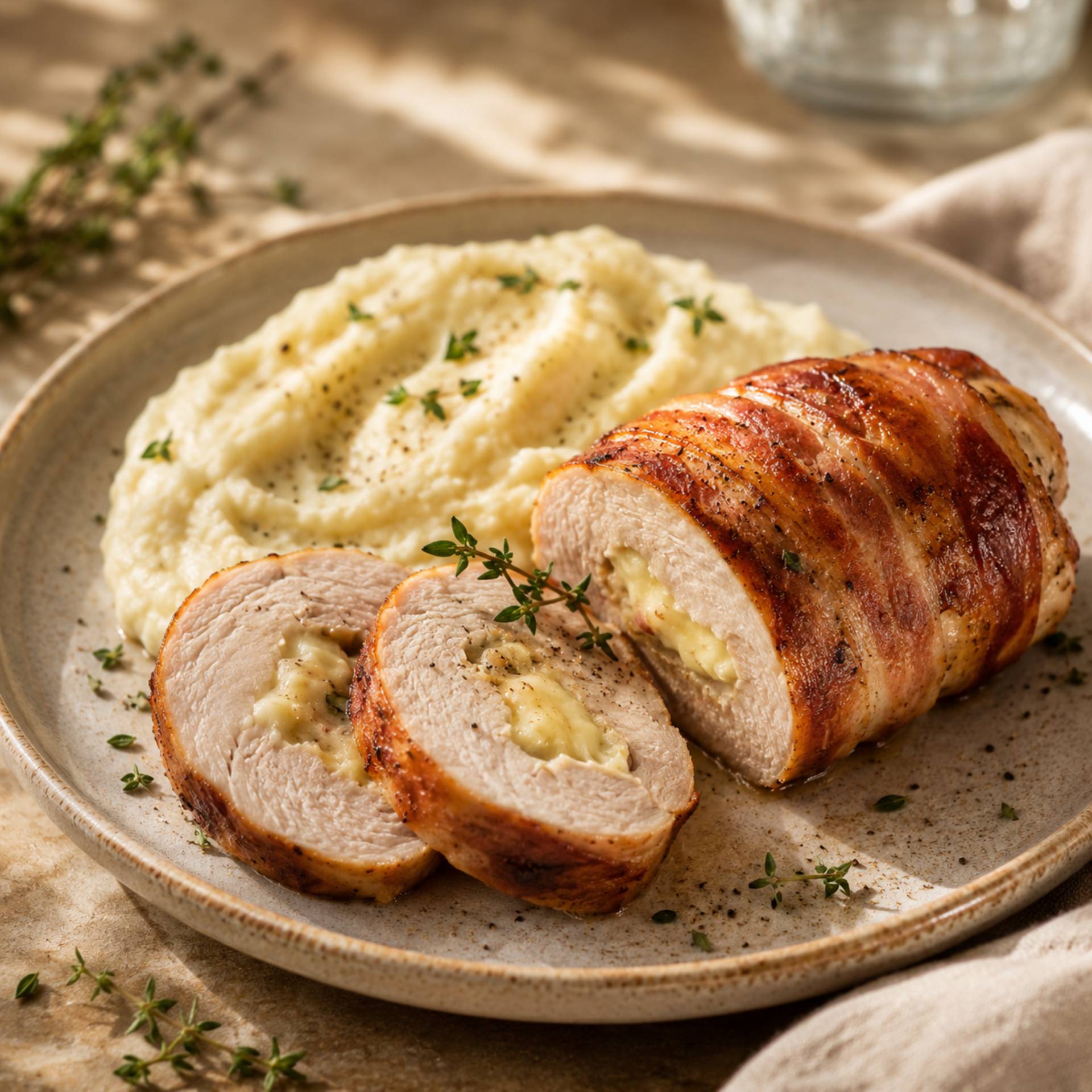 Putenbrustfilet mit Brie-Füllung - Rezepte Crisp&Go 3P | Tefal