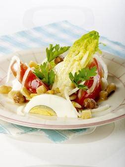 Holländischer Salat mit Croutons und gebratenen Nüssen - Rezepte Actifry Original 1kg | Tefal