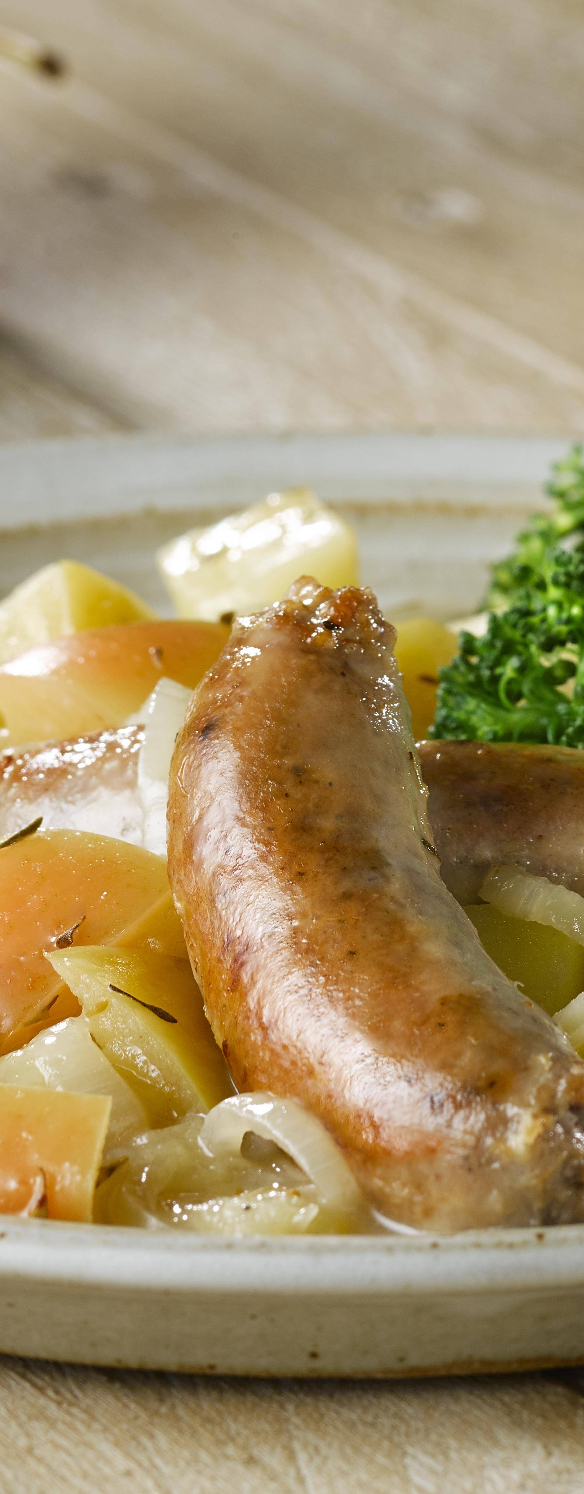 Wurst-Apfel-Auflauf - Rezepte | Tefal