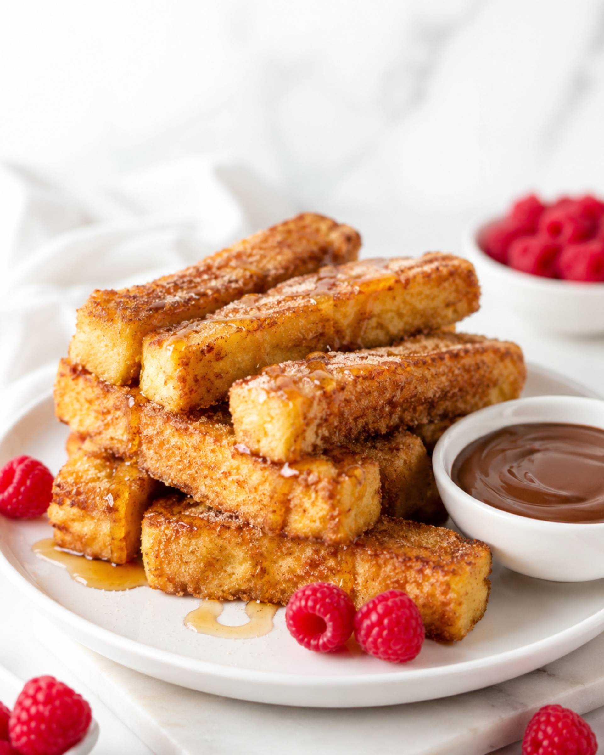 French-Toast-Sticks mit Schokoladendip - Rezepte Crisp&Go 3P | Tefal