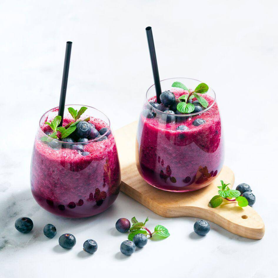 Erdnussbutter-Blaubeer-Smoothie - Rezepte Perfectmix + | Tefal