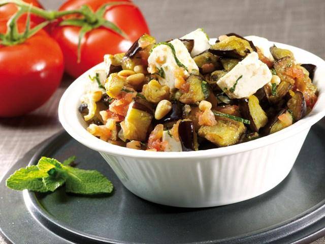 Auberginen mit Schafskäse - Rezepte Actifry Express 1kg | Tefal
