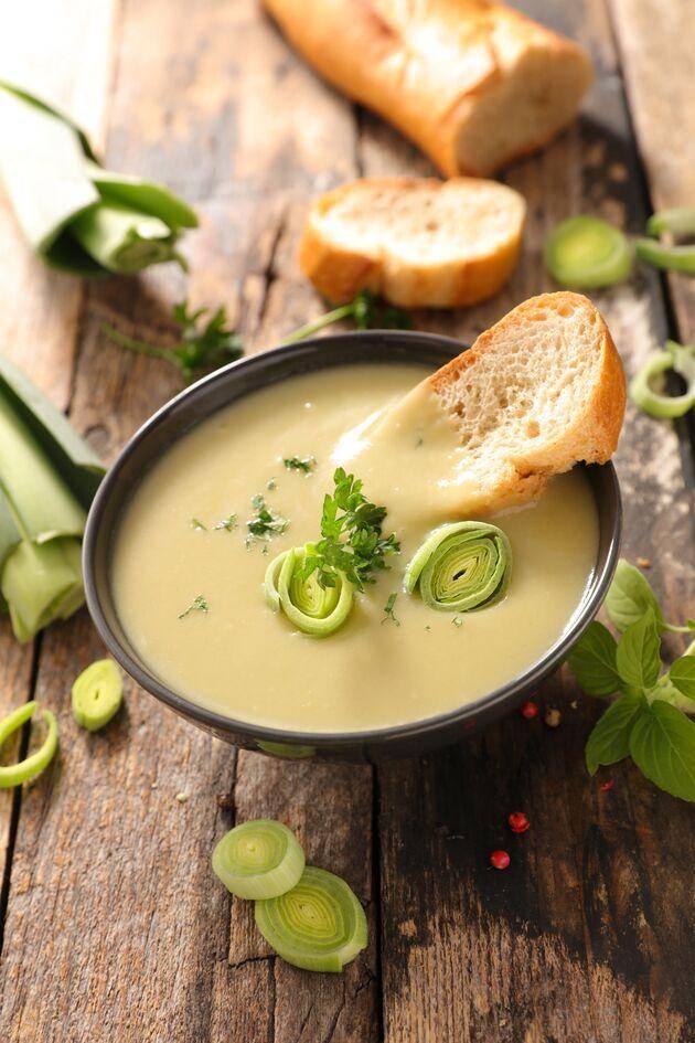 Lauchcremesuppe mit Roquefort - Rezepte Perfectmix Cook | Tefal