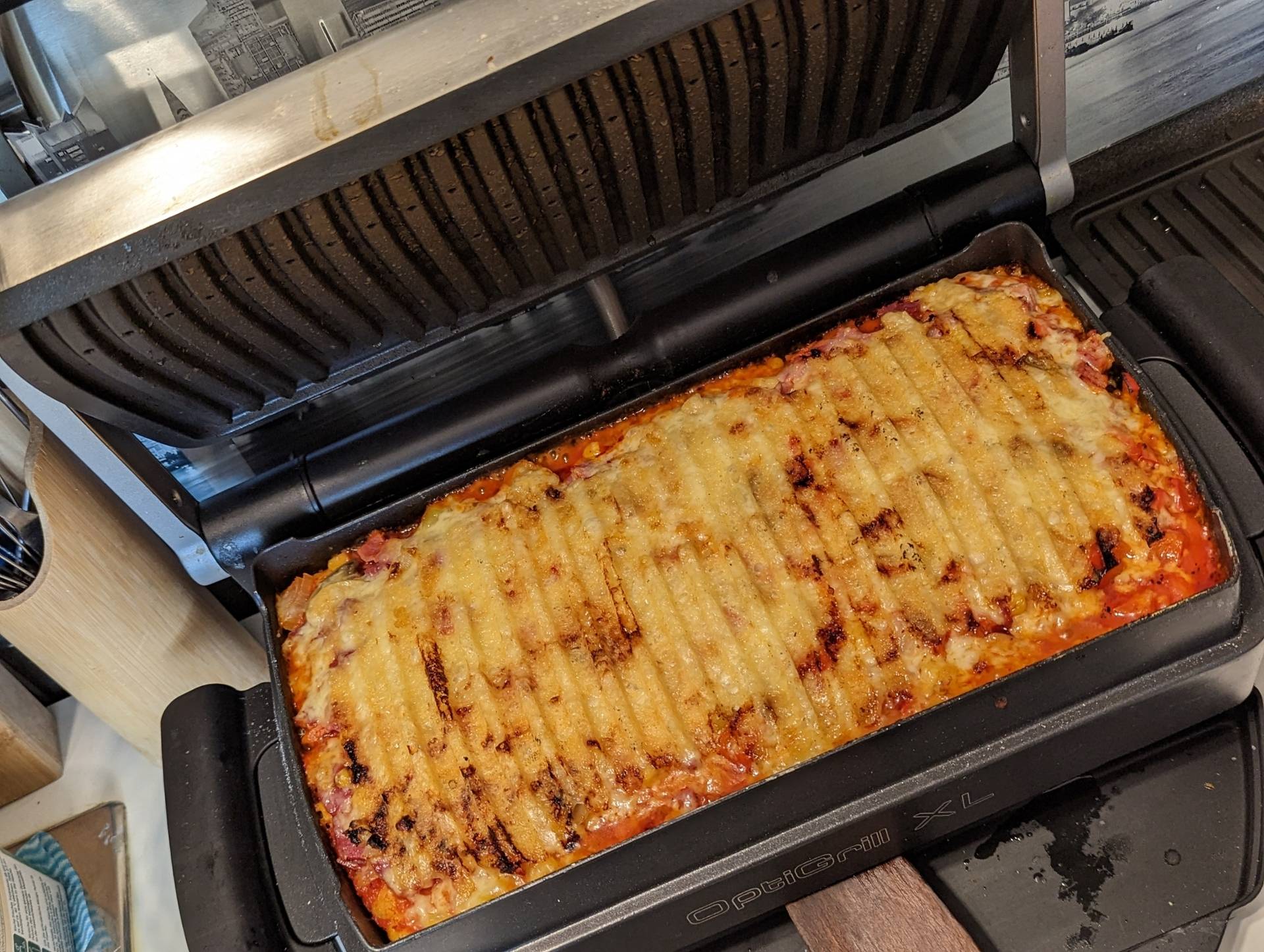 Pizza aus dem Tefal - Rezepte OptiGrill XL | Tefal