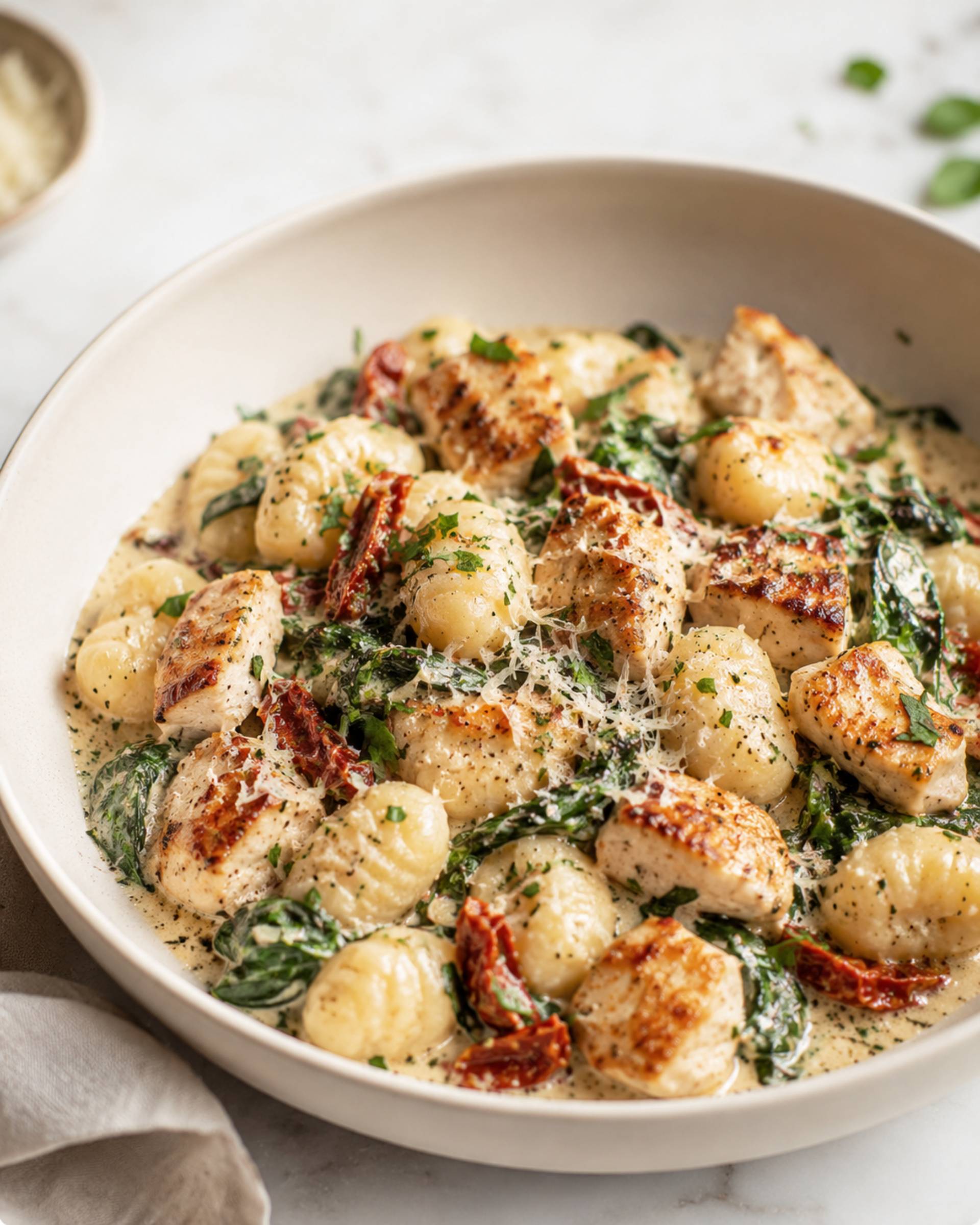 Cremige toskanische Hähnchen-Gnocchi - Rezepte Crisp&Go 3P | Tefal