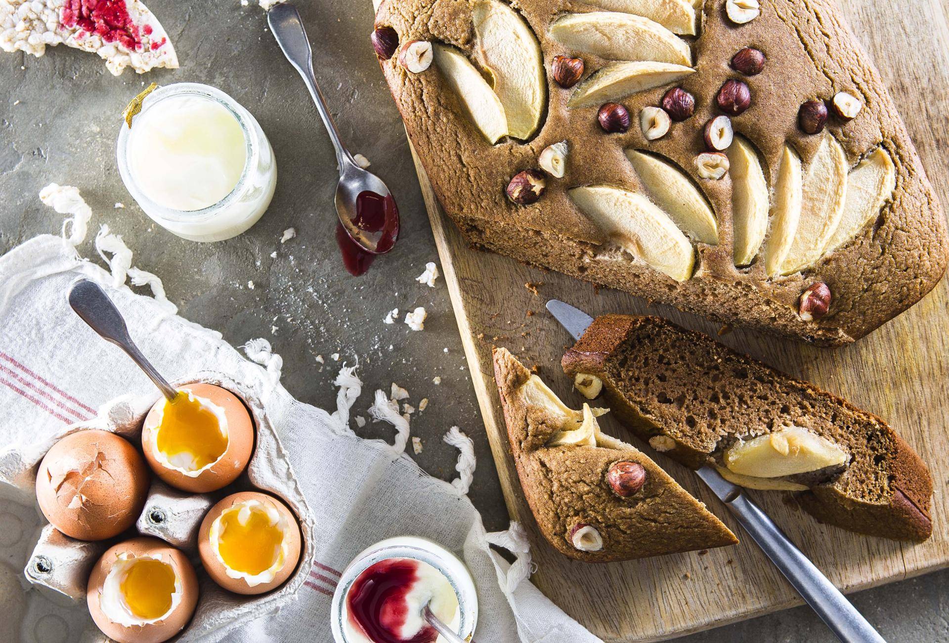Glutenfreier Apfel-Haselnuss-Brotkuchen - Rezepte Cake Factory | Tefal