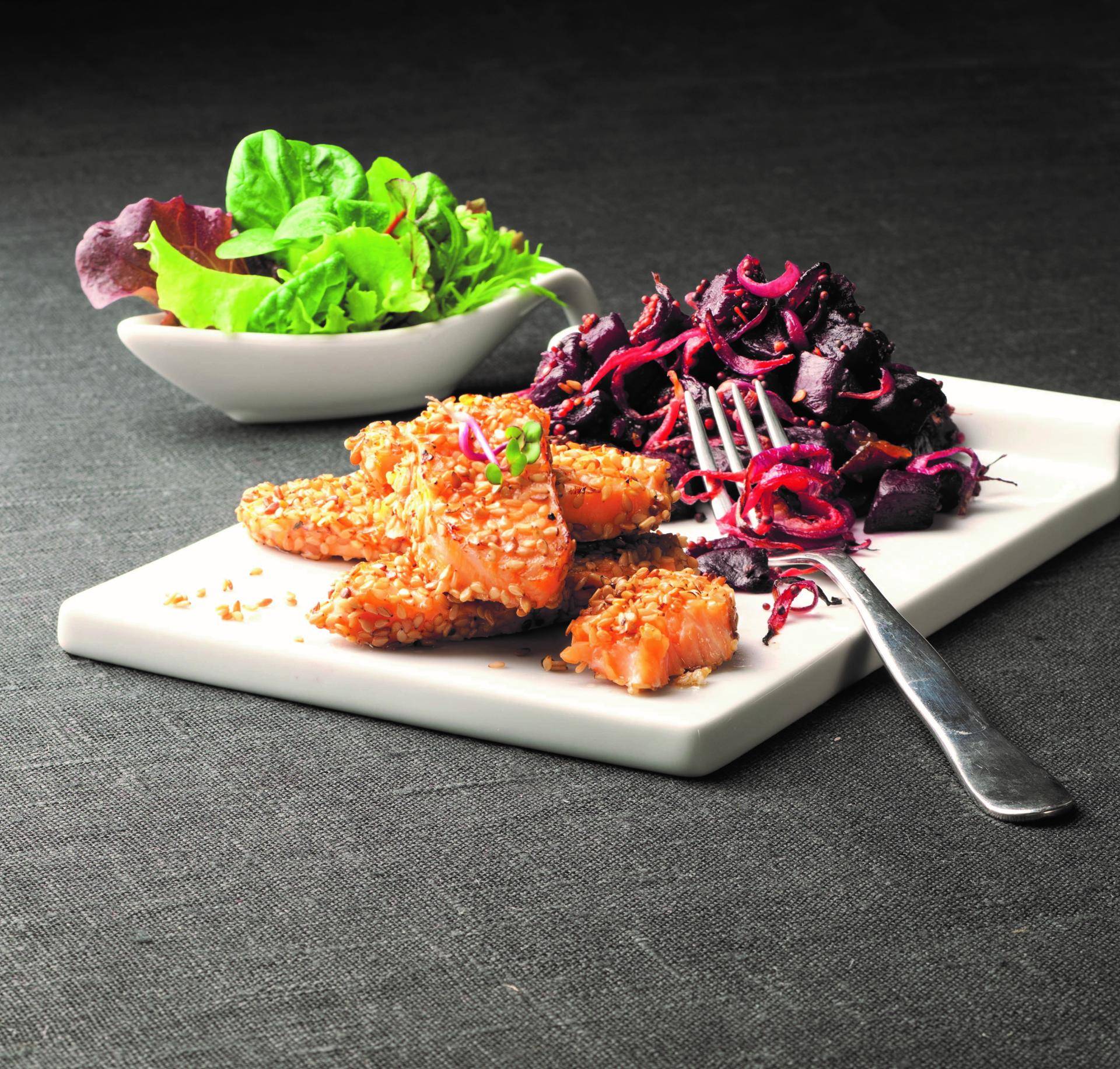 Lachs Mi-cuit mit Rote-Bete-Chutney - Rezepte Actifry Genius XL 2in1 | Tefal