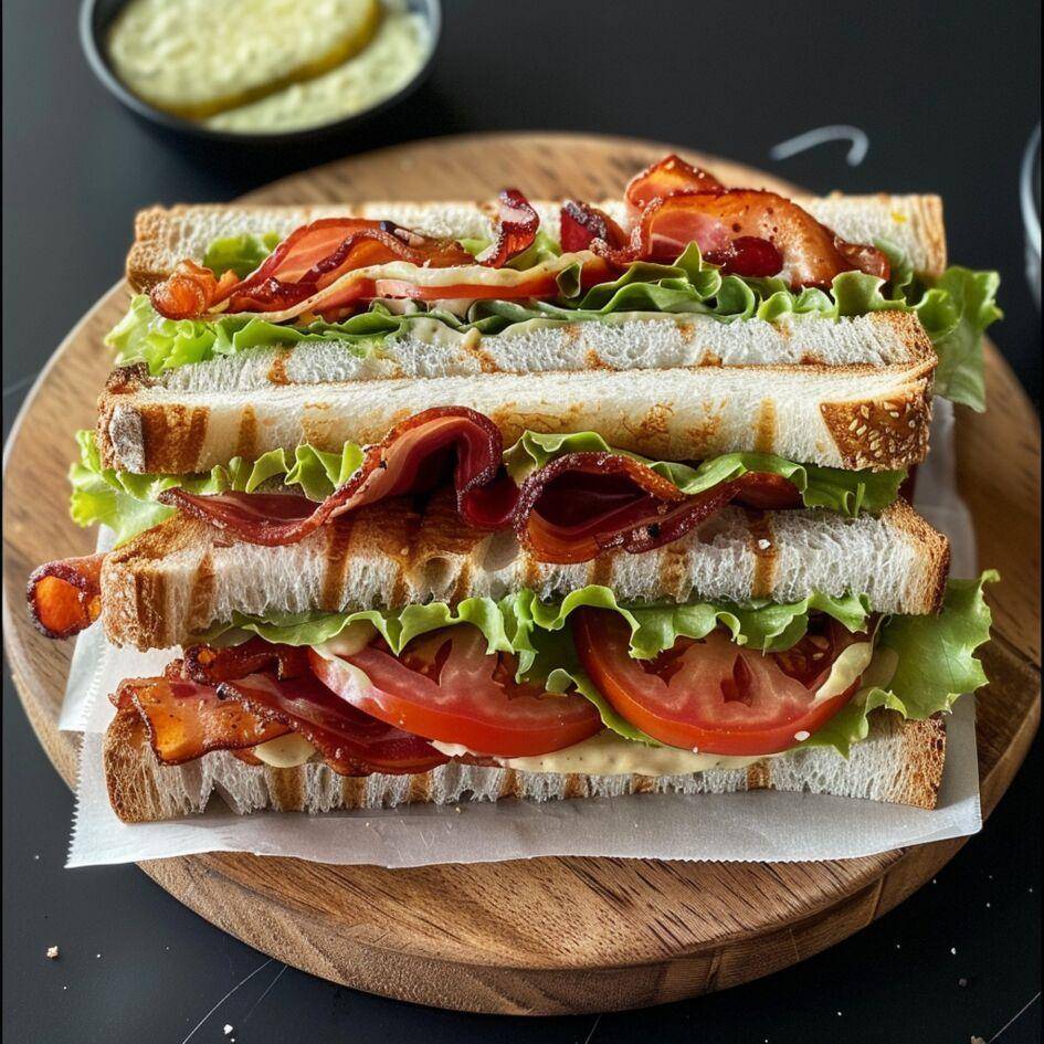 BLT-Sandwich (Speck, Salat und Tomate) - Rezepte Easy Fry Mega | Tefal