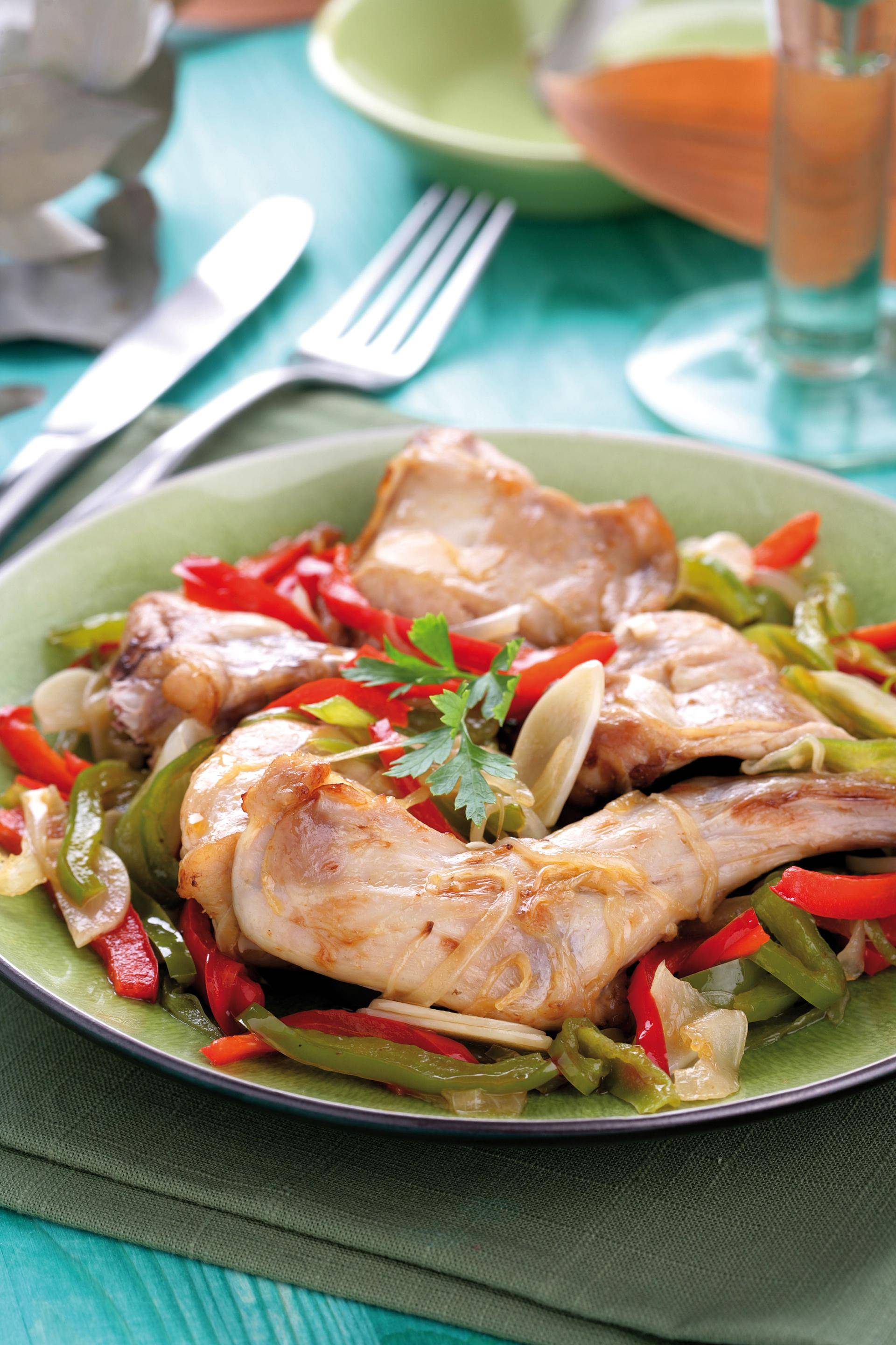 Kaninchen mit Paprika - Rezepte Actifry Original 1kg | Tefal