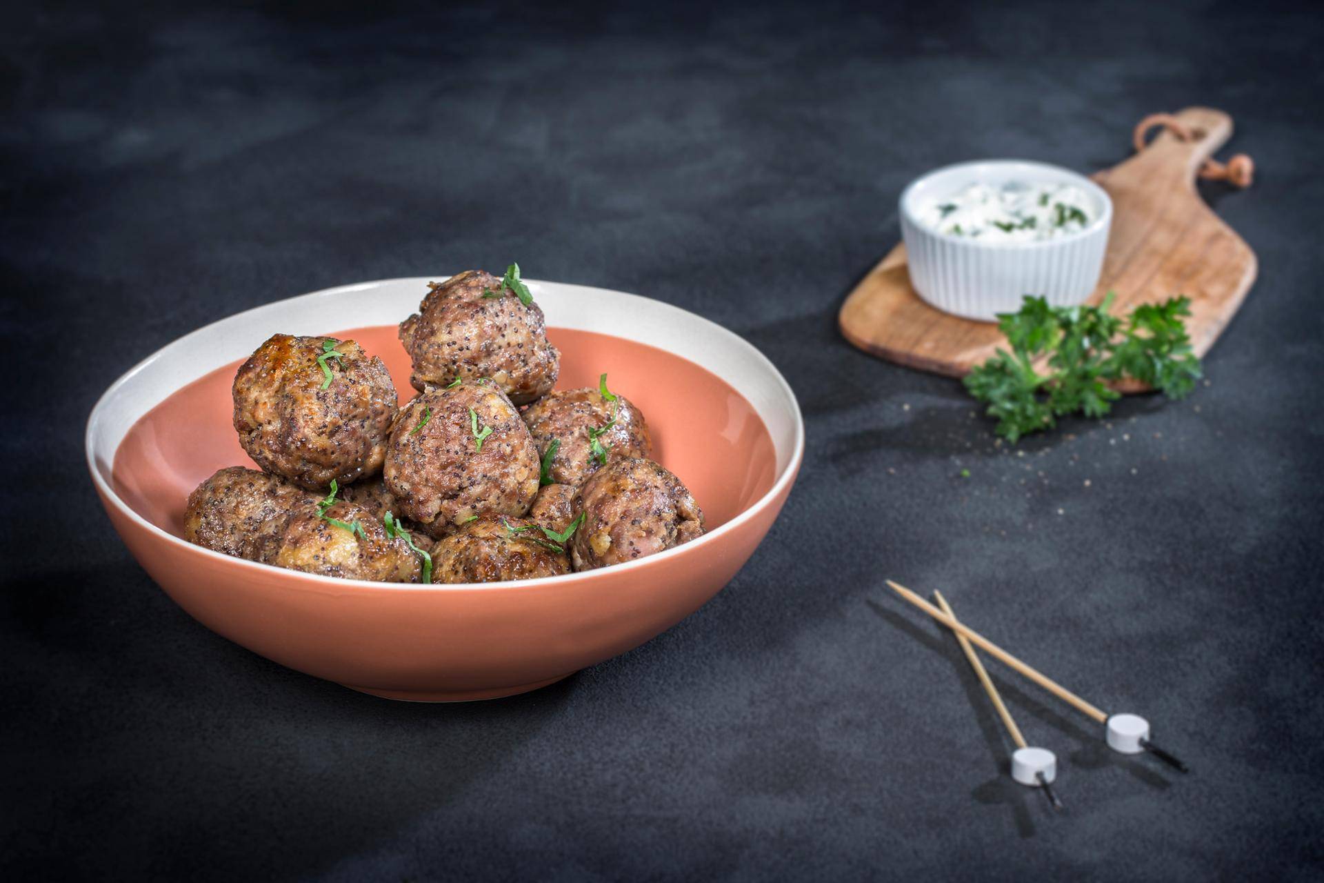 Rinderhackbällchen mit Zimtaroma - Rezepte Actifry Genius XL | Tefal