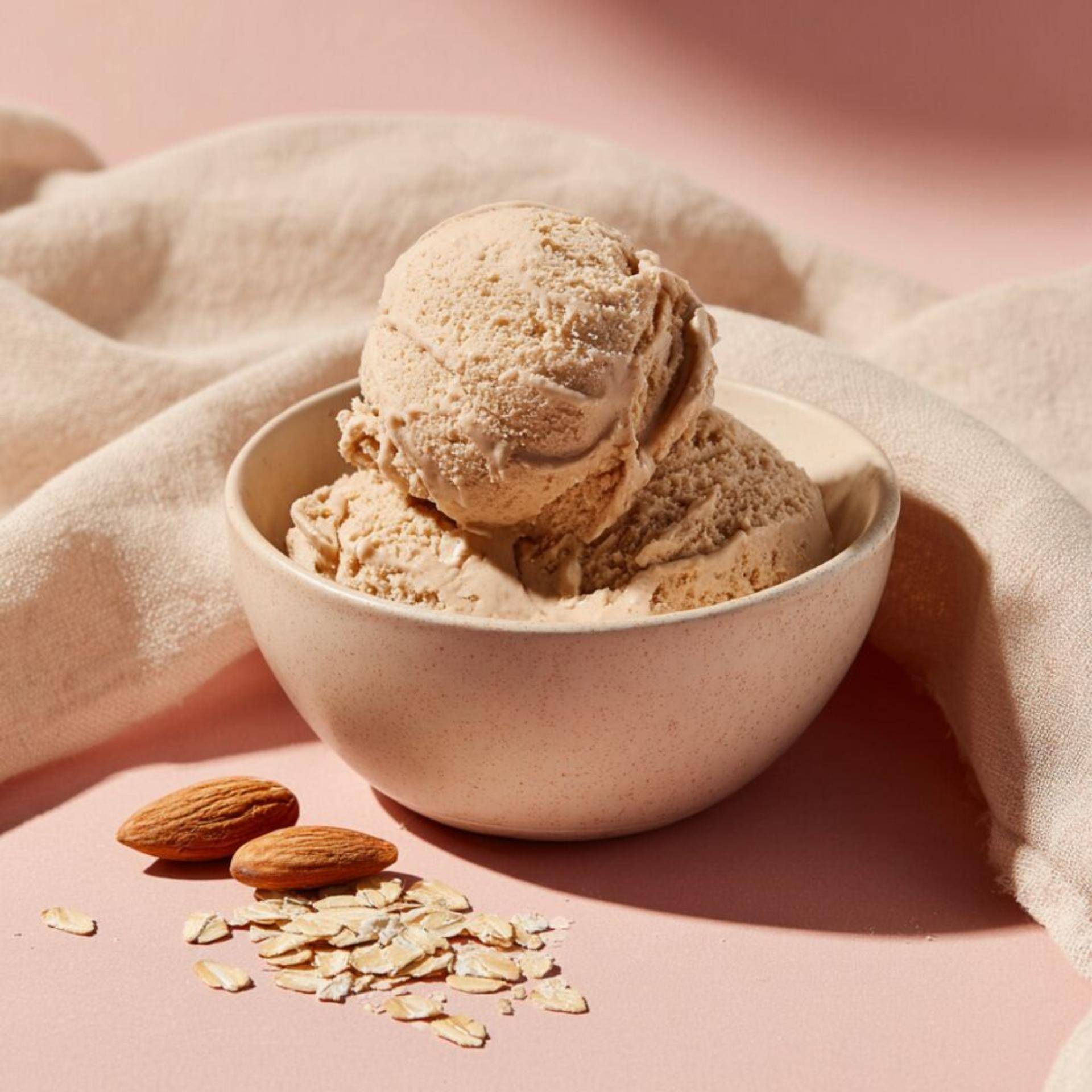 Leichtes veganes Eis mit Hafer und Mandeln - Rezepte Dolci | Tefal