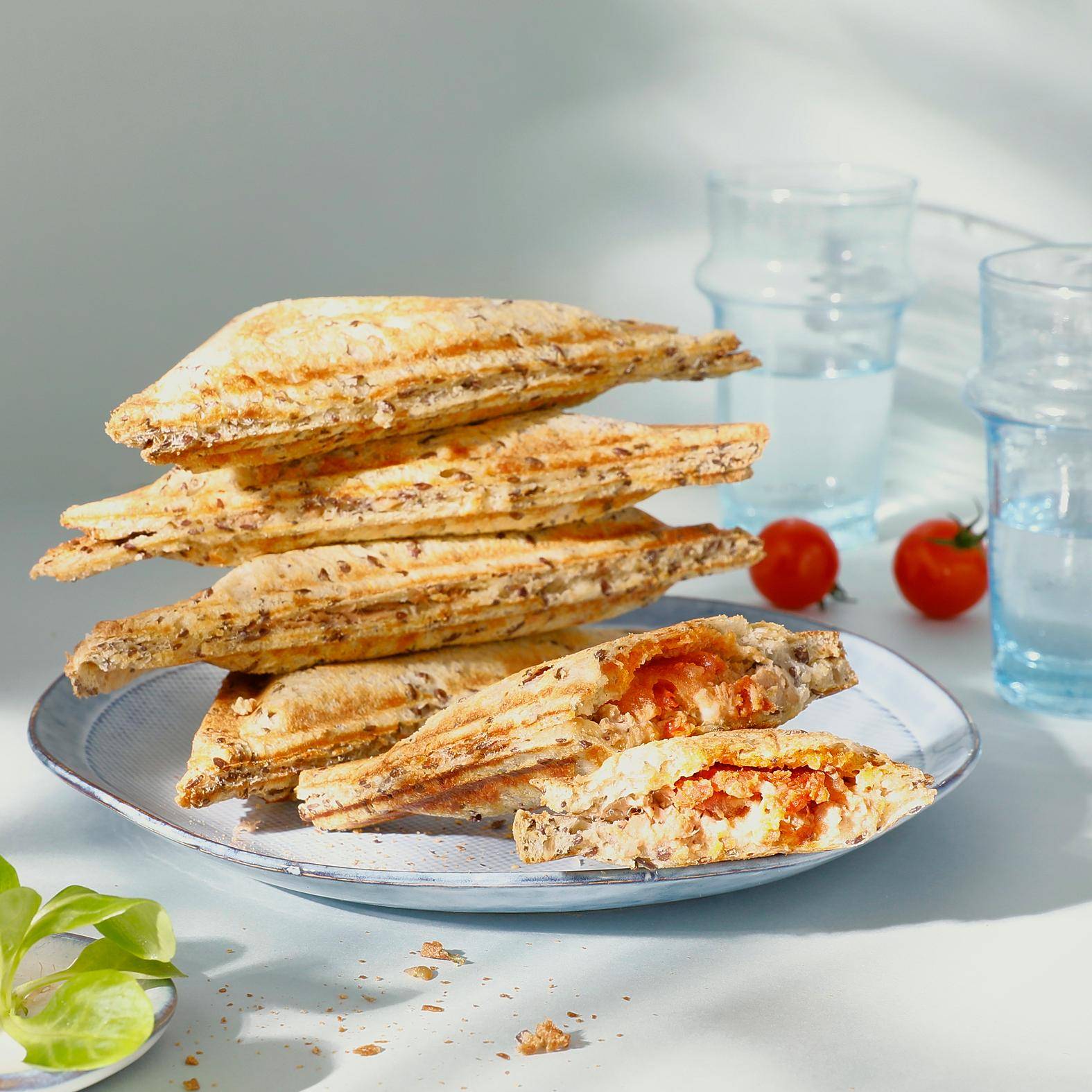 Thunfisch-Tomaten-Chorizo-Sandwich - Rezepte Snack Collection MECHANICAL | Tefal