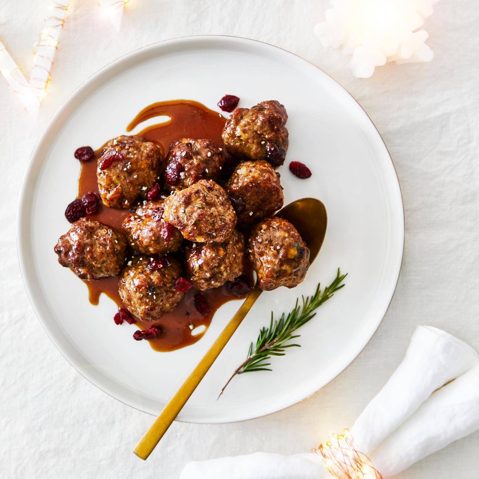 Weihnachtliche Cranberry-Füllbällchen - Rezepte EASY FRY GRILL & STEAM 3 in 1 | Tefal