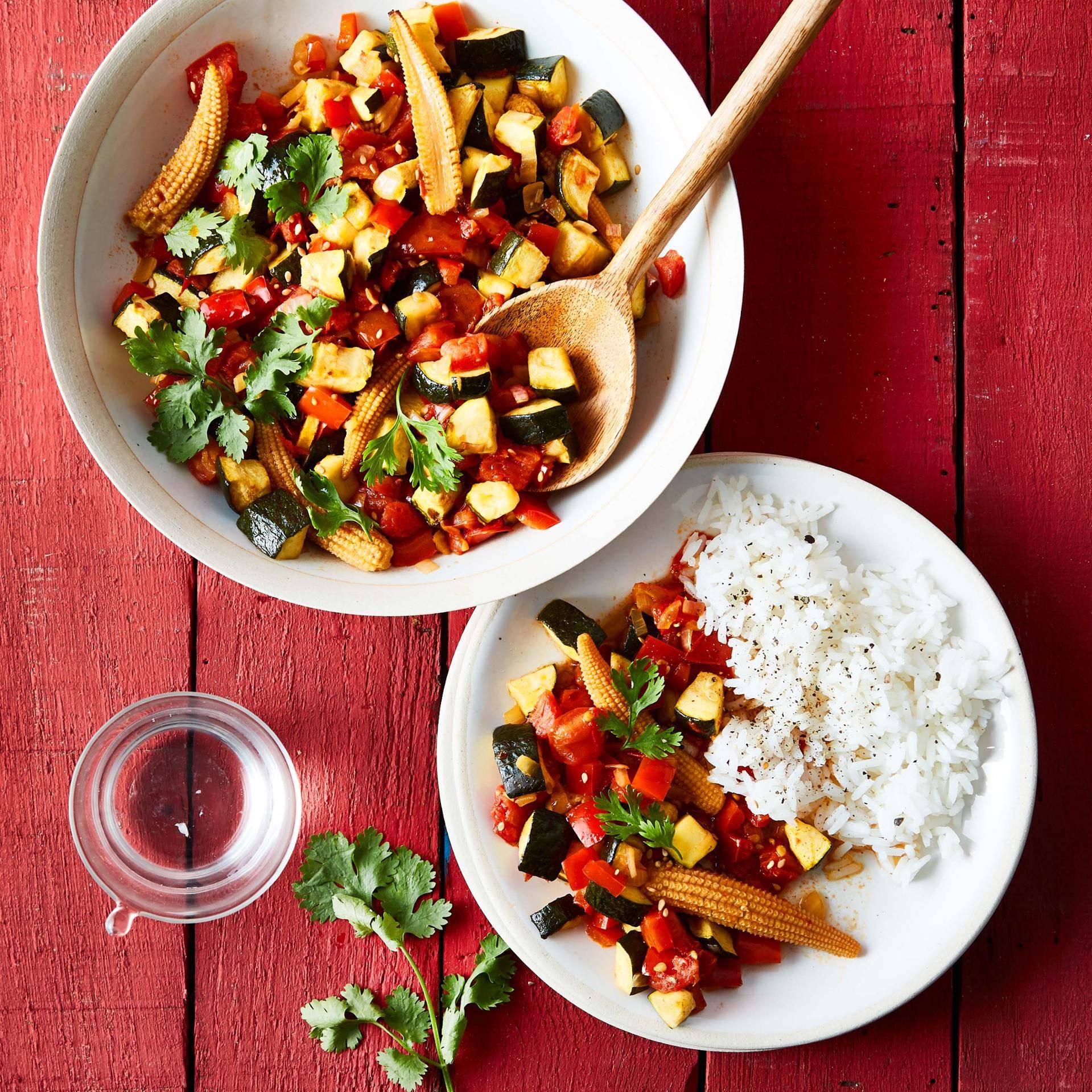 Asiatisches Ratatouille - Rezepte Actifry Genius XL | Tefal